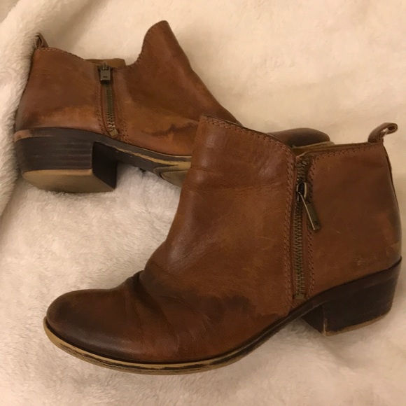 Used Lucky Brand Booties - Picture 1 of 4
